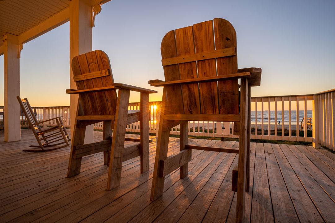 wooden deck 