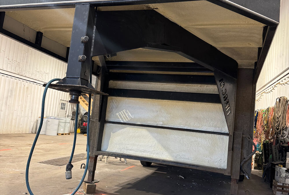 Spray Foam Insulation for Goose Neck Trailers