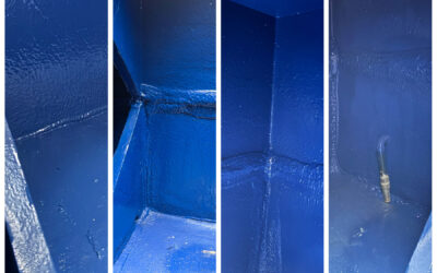 Cistern Tank Repair with Spray Foam and Potable Water Coating