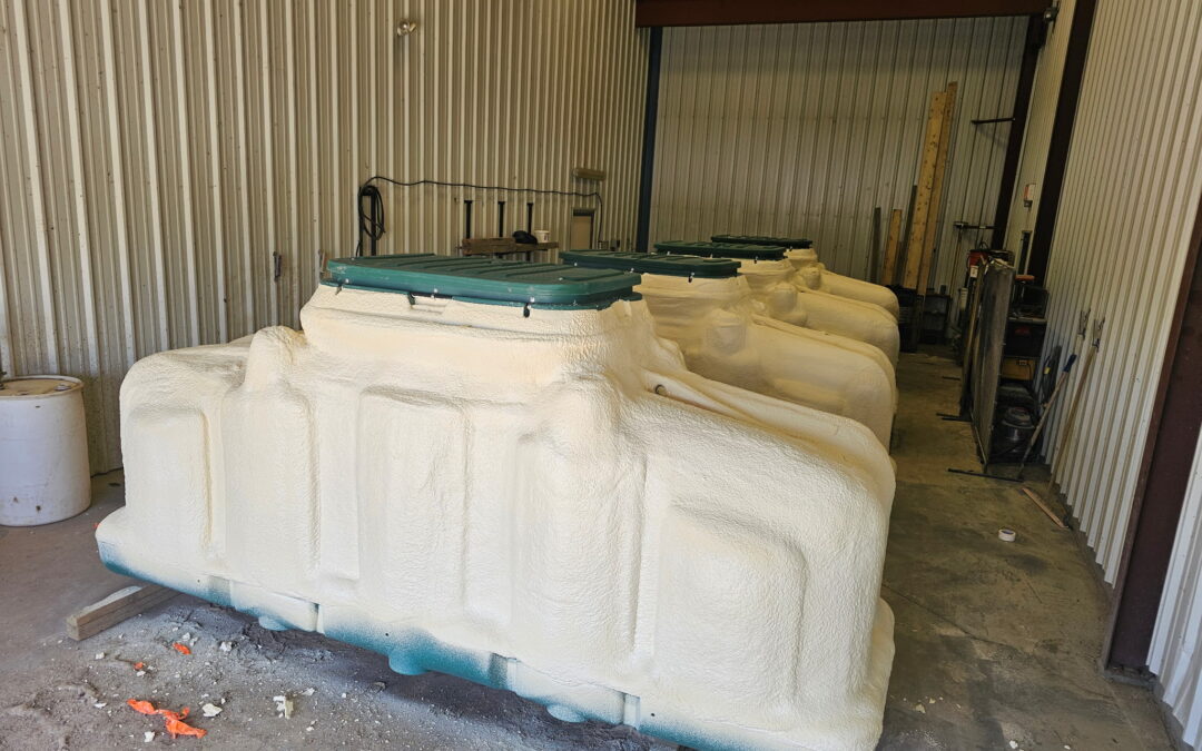 Spray Foam Tank Insulation in Entwistle, AB