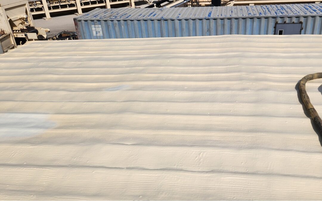 Spray Foam Roof Coating in Devon, AB