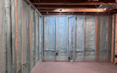 Spray Foam Before Finishing a Basement or Garage
